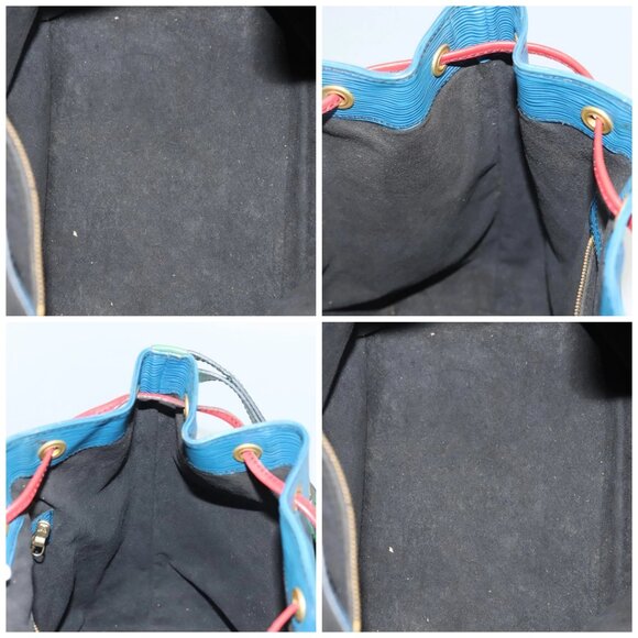 LOUIS VUITTON Epi Toriko Color Noe Bag Red Blue Green M44084 LV Auth 139347 - Picture 15 of 16